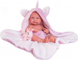 ANTONIO JUAN Nica – élethű újszülött baba, teljes vinil testtel, 42 cm