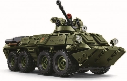 Katonai építőkészlet Sluban BTR-80AS 1:35 méretarányban