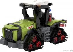 BRIXIES Plus Claas Xerion 12.650 Terra Trac lánctalpas traktor építőkészlet