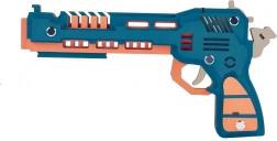 Fából készült 3D puzzle - farkas kilövő gumikkal