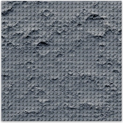 Dizájn építési alaplap Hold táj 25,5 x 25,5 cm