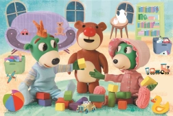 Treflíci Jó éjt puzzle, maxi 24 darab