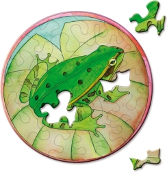 CURIOSI kerek mini puzzle Picoli Erdőbéka 33 darab