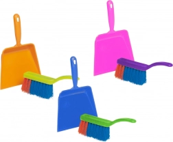 DOHÁNY gyerek takarítókészlet lapáttal és kefével (vegyes színek)