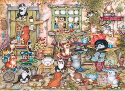 Gibsons puzzle Macskák az udvaron 1000 darab