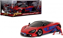 Jada Toys McLaren 720S Spider-Man 1:24 fém modell figurával