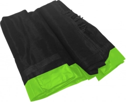 SKYRAMIZ védőháló kerti trambulinhoz, 305 cm, 6 alagút – Zöld