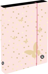 Iskolai füzetbox A5 JUMBO OXY GO – pillangó motívum