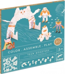 DJECO 3D szörnykészlet Team Monsters