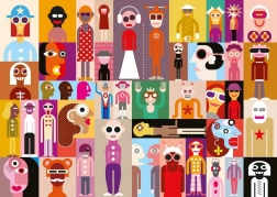 YAZZ puzzle – emberek, 1000 darab