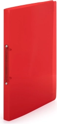 Polipropilén iratrendező A4, 2 gyűrűs, piros