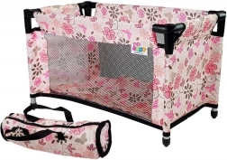 Alice babaágy rózsaszín virágmintával