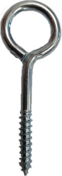 Menetes, zárt szem, horganyzott, 30 × 10 × 3 mm (300 db)