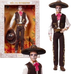 Barbie Ken gyűjtői baba Dia de Muertos