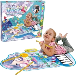 2 az 1-ben zenélő szőnyeg tengeri sellő motívummal – Woopie