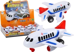 Személyszállító repülőgép Fények Hangok Meghajtás Fehér