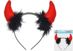 Műanyag ördögszarvak karneválra