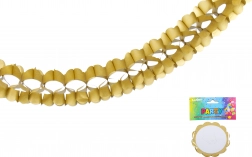 Arany papírgirland 3,6 m