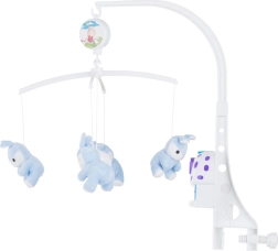 CHIPOLINO zenei függő körhinta – Kék nyuszik