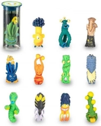 Szilikon űrszörny tubusban 7–9 cm, vegyes változatok