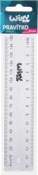 Átlátszó vonalzó 15 cm