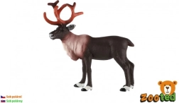 Sarki rénszarvas műanyag figura 15 cm