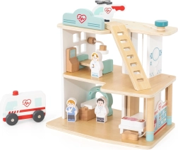 Viga Toys fa kórház tartozékokkal