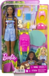 Barbie Brooklyn kemping szett kiegészítőkkel és kiskutyával