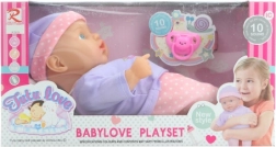 Baba hangokkal és puha testtel, 27 cm