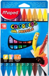Háromszögletű olajpasztell Maped Color'Peps 18 db