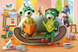 Treflíkék puzzle – Közös olvasás, 60 darab