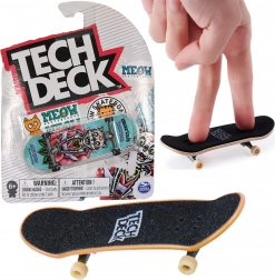 Tech Deck fingerboard MEOW Fehér macska + matricák