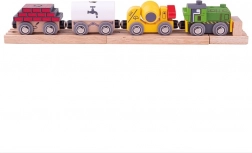 Bigjigs Rail fa építő vonat