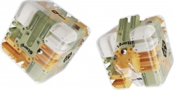 Színes labirintuskocka, 8,5 cm