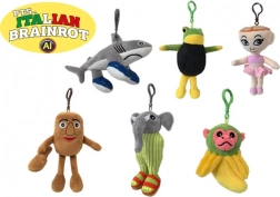 Brainrot plüss kulcstartó 10 cm