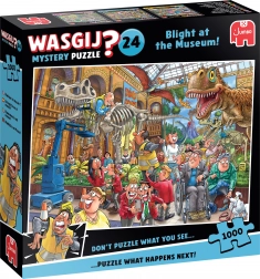 Puzzle JUMBO WASGIJ Mystery 24: Penész a múzeumban 1000 darab