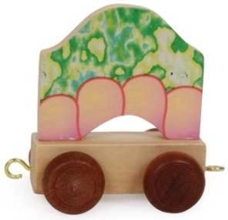 Small Foot ábécés vagon – sárkánytest