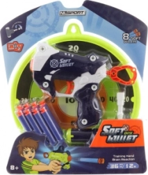 Habgolyós játékpisztoly céltáblával