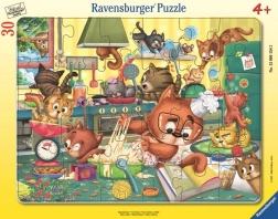 Ravensburger puzzle Macskás káosz 30 darab
