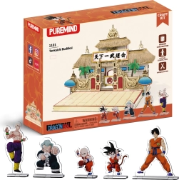 Puremind fa 3D modell DRAGON BALL Tenkaichi Budokai – DIY puzzle jelenet