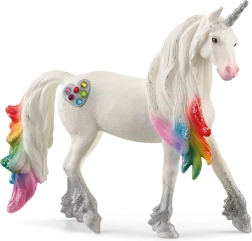 Schleich bayala szivárványos unikornis csődör szívecskékkel