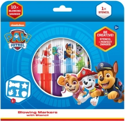 Fújó filcek sablonnal PAW PATROL, 10 db, doboz 20 × 19 cm