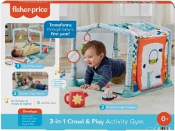 Fisher-Price 3 az 1-ben felfedező házikó játszószőnyeg hangokkal
