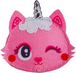 Kreatív készlet – rózsaszín cicatárca Filc robotkák