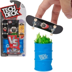 Tech Deck Versus Series fingerboard készlet April lángos hordó akadállyal