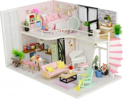 Miniatűr házikó Annina Rózsaszín Melódia