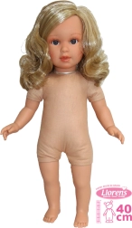 Realisztikus baba Lucia 40 cm puha textil testtel