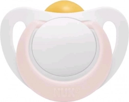 NUK Star latex cumi 0–6 hónaposoknak, rózsaszín