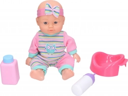 Pisilő baba hangokkal 25 cm