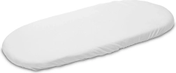 New Baby fehér jersey lepedő babakocsiba 35 × 75 cm